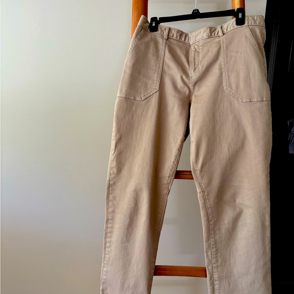 Banana Republic Sloan Tan size 12
